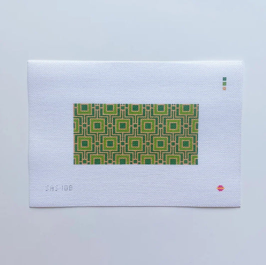 Saturnalia Stitching Emerald Clutch Insert Needlepoint Canvas