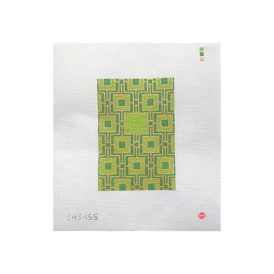 Saturnalia Stitching Emerald Passport Needlepoint Canvas