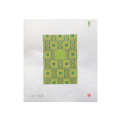 Saturnalia Stitching Emerald Passport Needlepoint Canvas