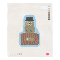 Saturnalia Stitching Fancy Phil Needlepoint Canvas