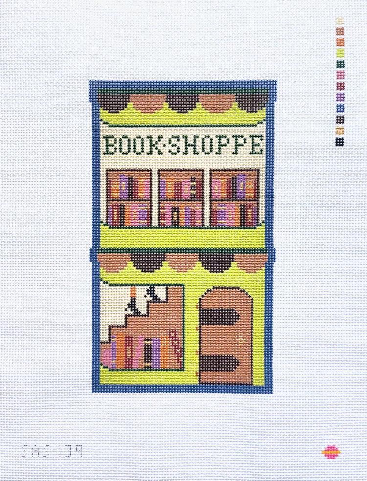 Saturnalia Stitching Halloween Village Grimoires and Goodies Needlepoint Canvas - 13M