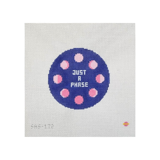 Saturnalia Stitching Just A Phase Needlepoint Canvas