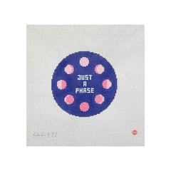Saturnalia Stitching Just A Phase Needlepoint Canvas
