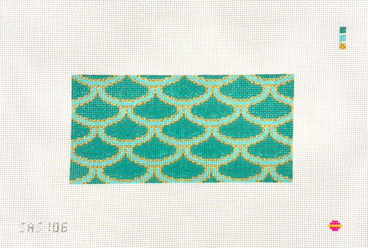 Saturnalia Stitching Mermaid Clutch Insert Needlepoint Canvas