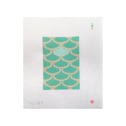 Saturnalia Stitching Mermaid Passport Needlepoint Canvas