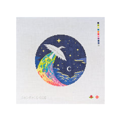 Saturnalia Stitching Rose Acolyte Night Bird Needlepoint Canvas