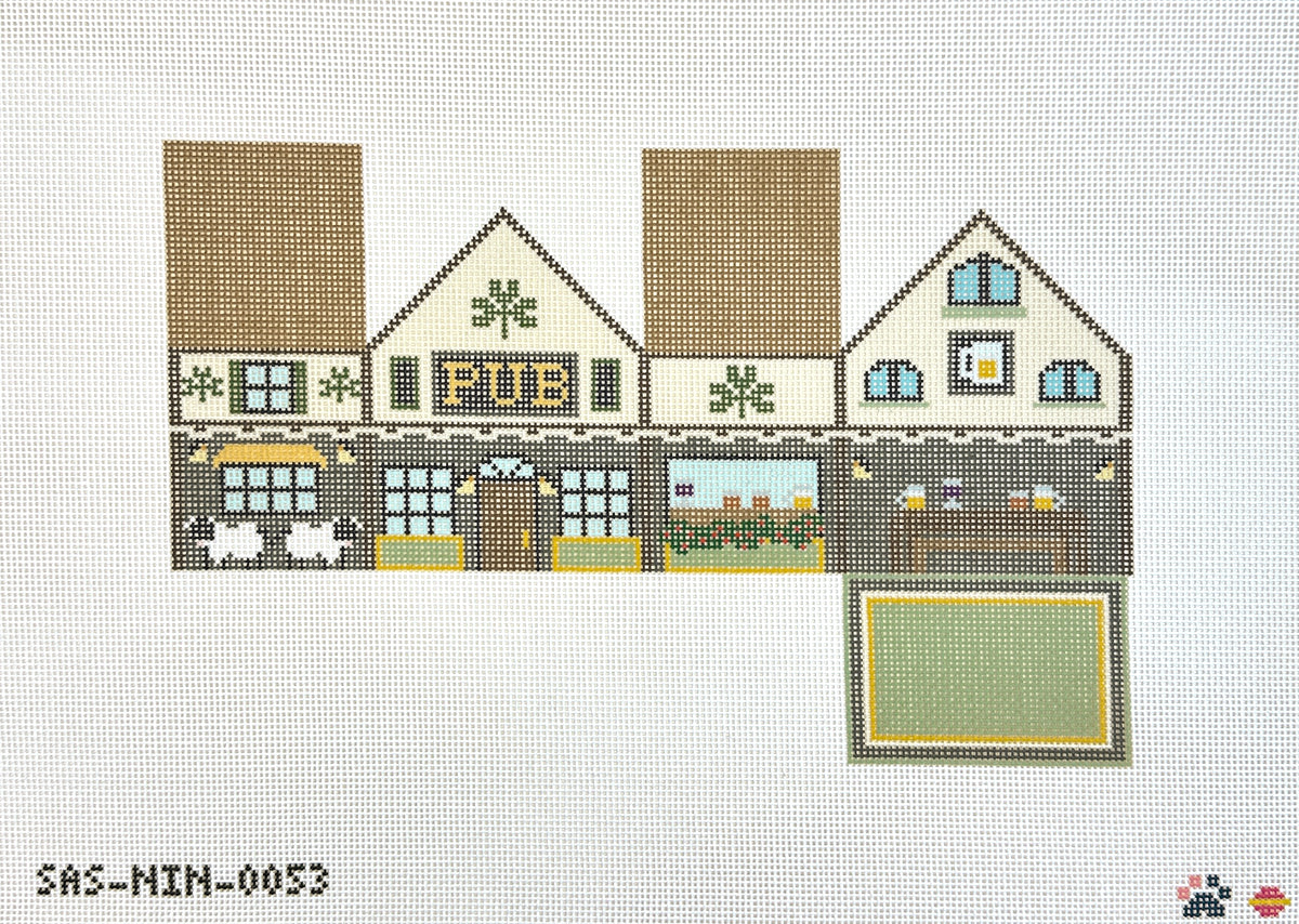 Saturnalia Stitching Nine Lives Needlepoint 3D Irish Pub Needlepoint Canvas