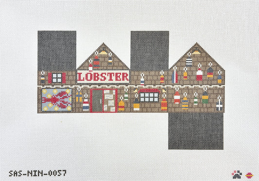 Saturnalia Stitching Nine Lives Needlepoint 3D Lobster Shack Needlepoint Canvas