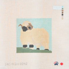 Saturnalia Stitching Nine Lives Needlepoint Horned Sheep Needlepoint Canvas