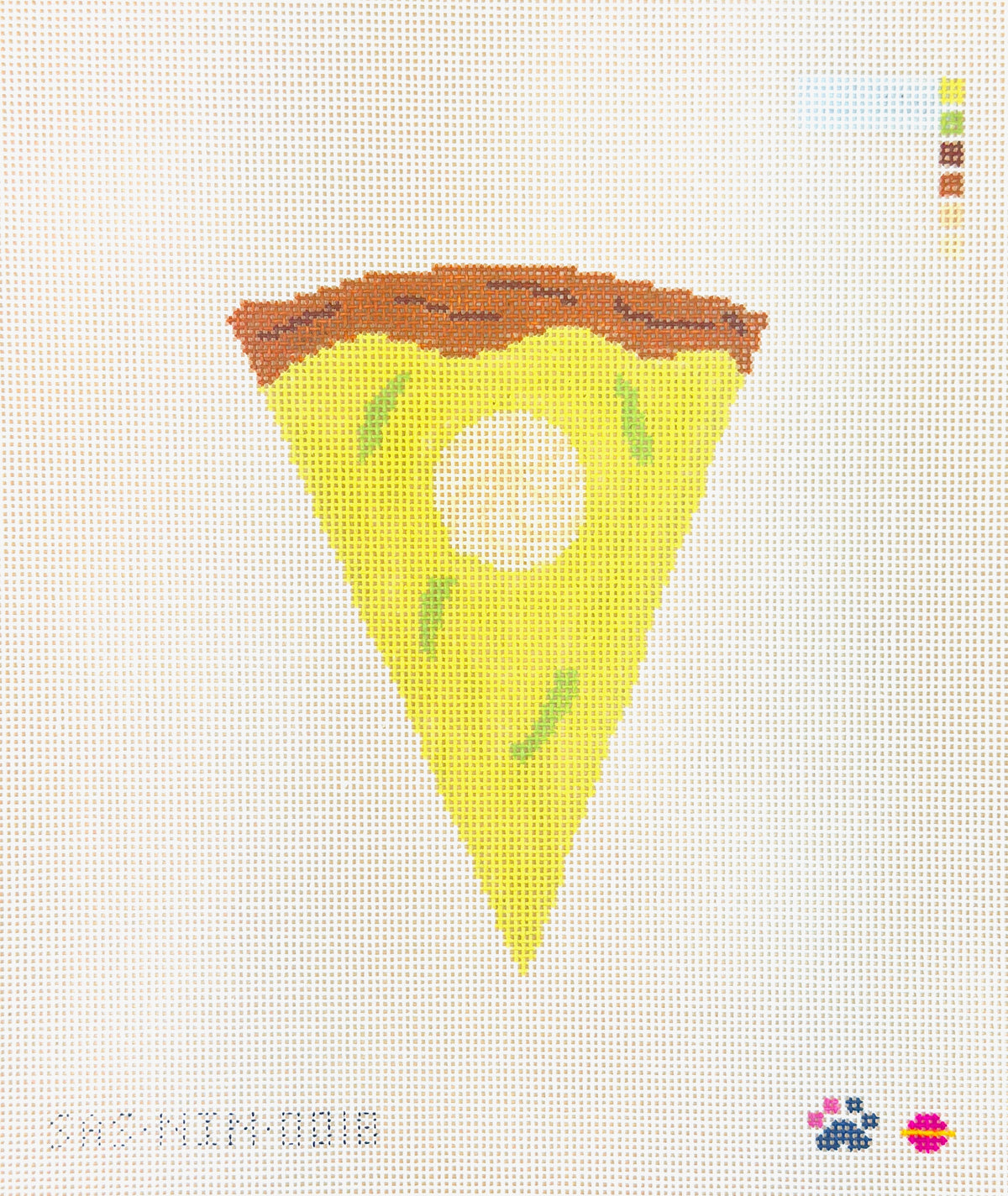 Saturnalia Stitching Nine Lives Needlepoint Key Lime Pie Needlepoint Canvas