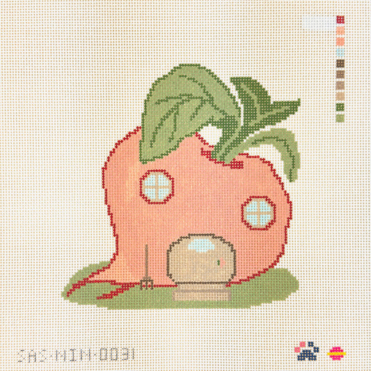 Saturnalia Stitching Nine Lives Needlepoint Fairy Village Radish House Needlepoint Canvas