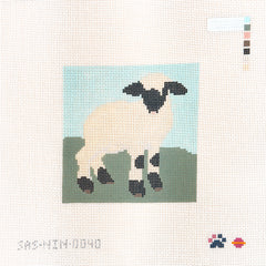 Saturnalia Stitching Nine Lives Needlepoint Single Sheep Needlepoint Canvas