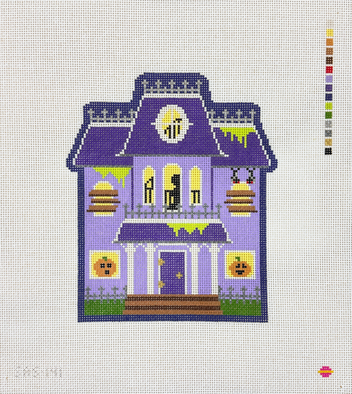 Saturnalia Stitching Norman's House Needlepoint Canvas - 13M