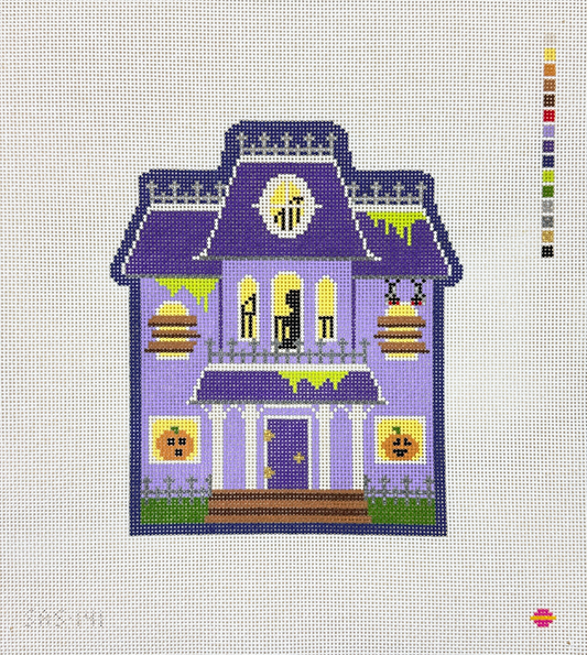 Saturnalia Stitching Norman's House Needlepoint Canvas - 13M