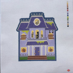 Saturnalia Stitching Norman's House Needlepoint Canvas - 13M