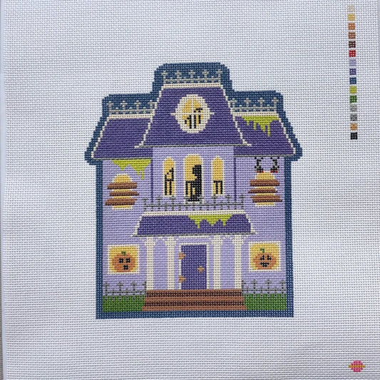 Saturnalia Stitching Norman's House Needlepoint Canvas - 18M
