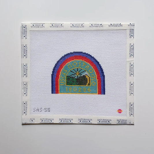 Saturnalia Stitching Nostromo Patch Needlepoint Canvas