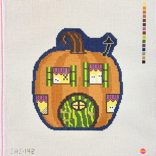Saturnalia Stitching Pumpkin Sweet Pumpkin Needlepoint Canvas - 13M