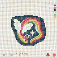 Saturnalia Stitching Rose Acolyte Noodle Dragon Needlepoint Canvas