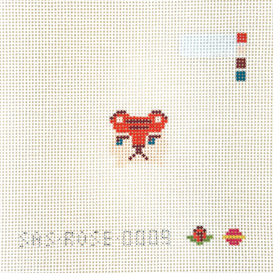 Saturnalia Stitching Rose Acolyte Tiny Tiger Needlepoint Canvas