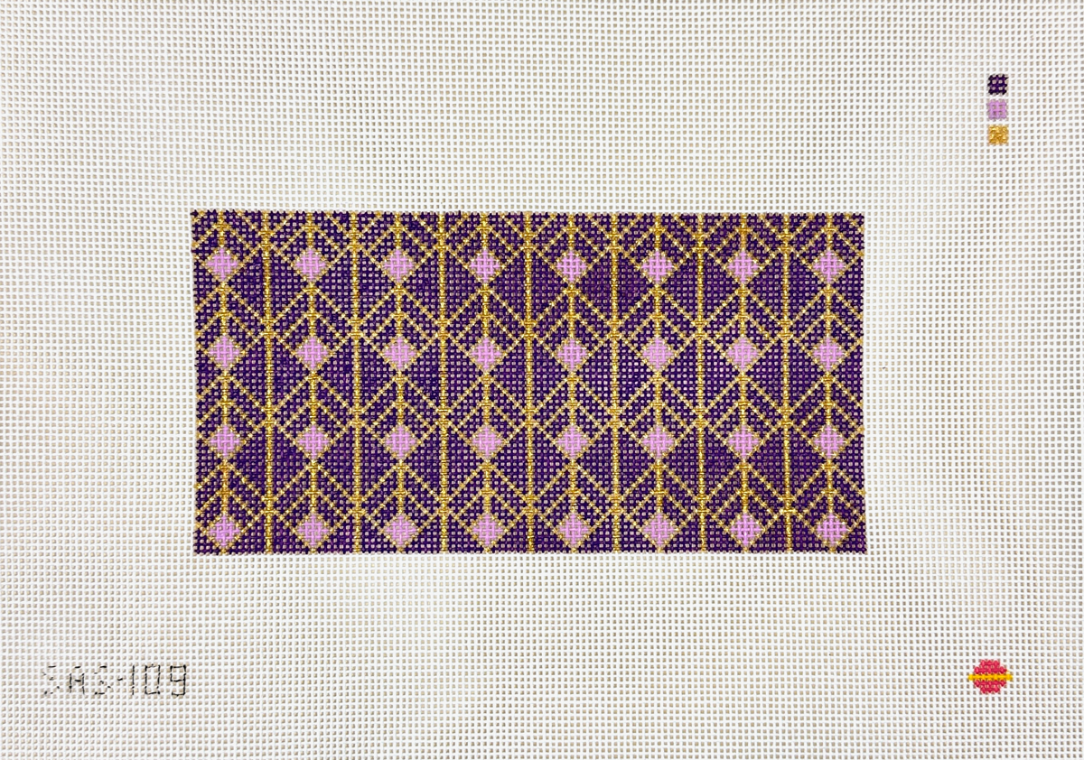 Saturnalia Stitching Royal Clutch Insert Needlepoint Canvas