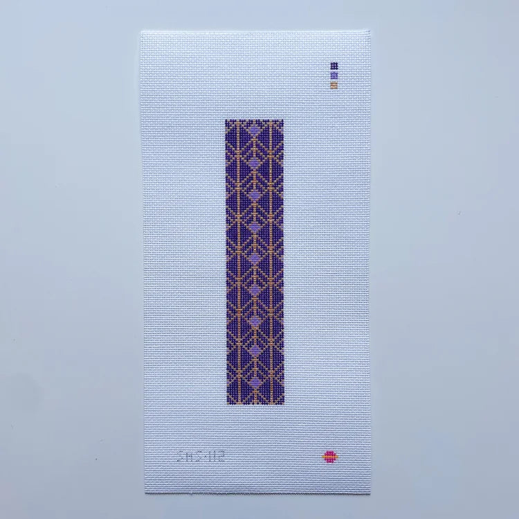 Saturnalia Stitching Royal Key Fob Needlepoint Canvas