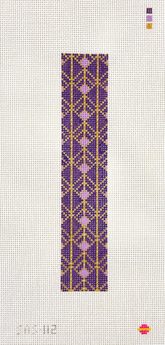 Saturnalia Stitching Royal Key Fob Needlepoint Canvas