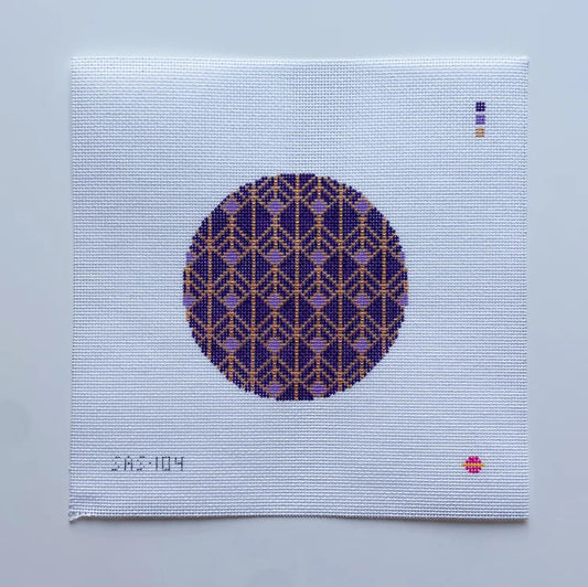 Saturnalia Stitching Royal Square Needlepoint Canvas