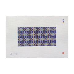 Saturnalia Stitching Sapphire Clutch Insert Needlepoint Canvas