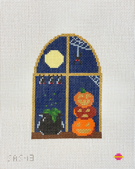 Saturnalia Stitching Scary Skies Needlepoint Canvas - 18M