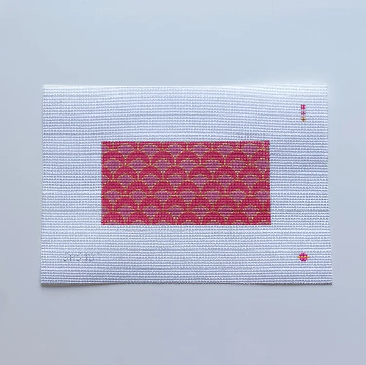 Saturnalia Stitching Seashell Clutch Insert Needlepoint Canvas