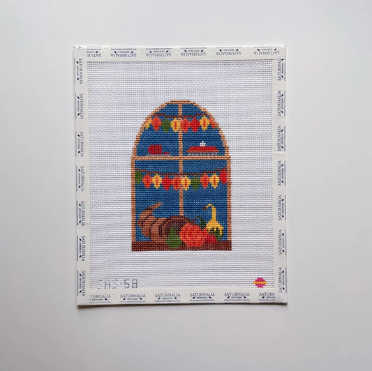 Saturnalia Stitching Serving Skies Needlepoint Canvas - 18M