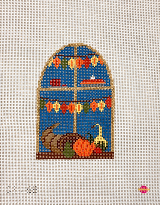 Saturnalia Stitching Serving Skies Needlepoint Canvas - 13M