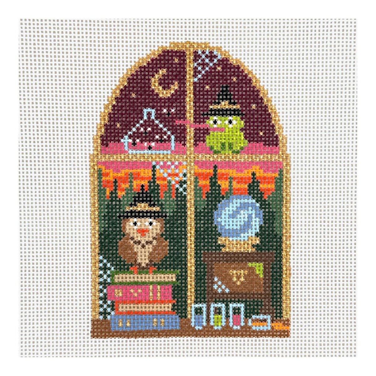 Saturnalia Stitching Spellcraft Skies Needlepoint Canvas - 13M