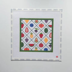 Saturnalia Stitching Summer Sampler Needlepoint Canvas
