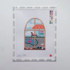 Saturnalia Stitching Summertime Skies Needlepoint Canvas - 18M