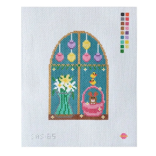 Saturnalia Stitching Sunday Skies Needlepoint Canvas - 18M