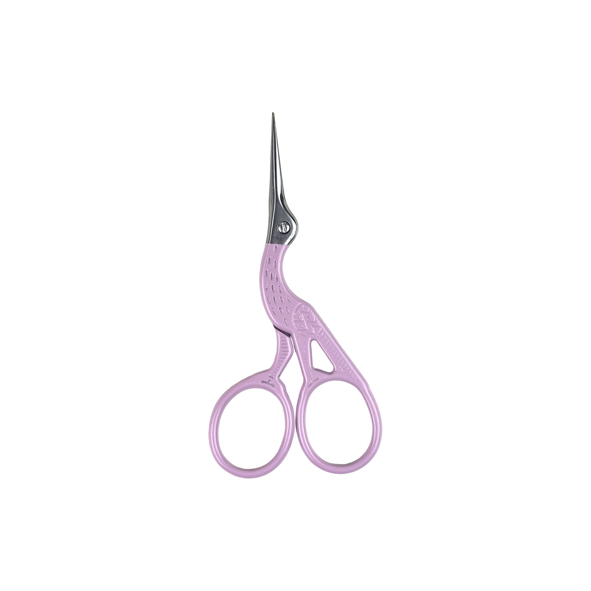 SChandworks Colorful Stork Embroidery Scissors - Lavender Purple