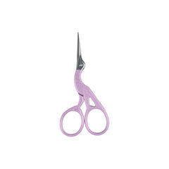 SChandworks Colorful Stork Embroidery Scissors - Lavender Purple