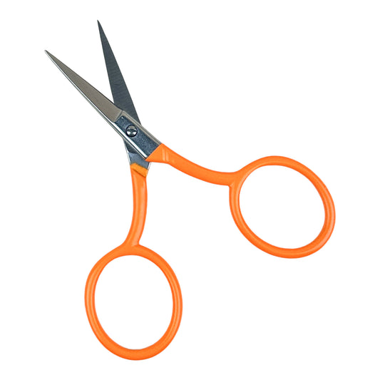 SChandworks Modern Small Sharp Scissors - Hot Orange