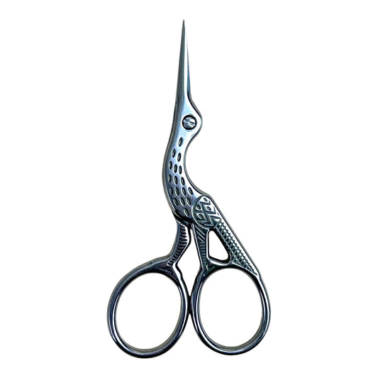 SChandworks Stork Sharp Scissors - Silver