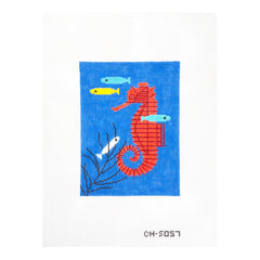 The Meredith Collection Charley Harper Seahorse Needlepoint Canvas