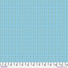 Sew Kind of Wonderful Banner Cotton Fabric - Blue