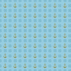 Sew Kind of Wonderful Banner Cotton Fabric - Blue