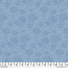 Sew Kind of Wonderful Hydrangea Cotton Fabric - Blue