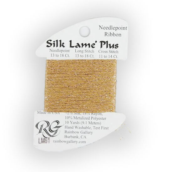 Rainbow Gallery Silk Lame Plus - 61 Sand Gold