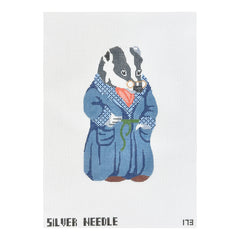 Silver Needle The Wind in the Willows Badger Needlepoint Canvas