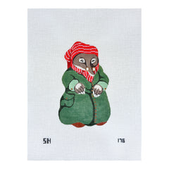 Silver Needle The Wind in the Willows Mole Needlepoint Canvas