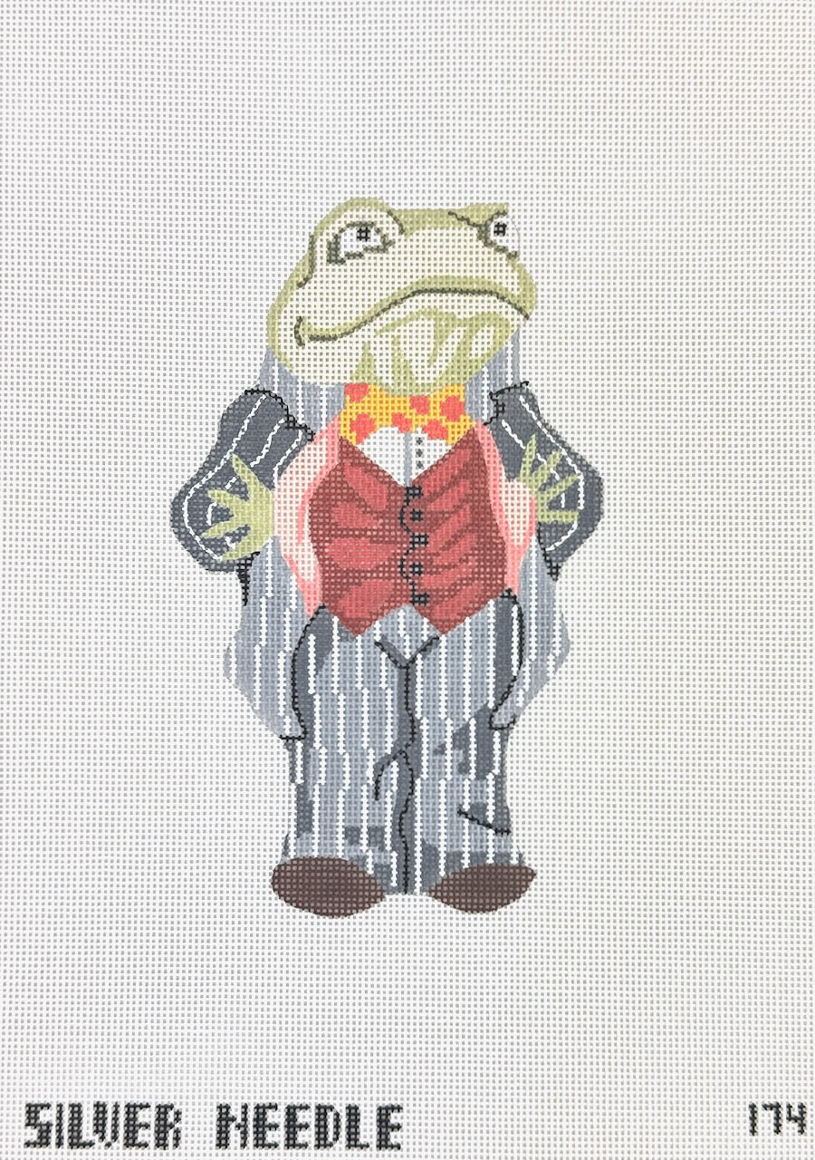 Silver Needle The Wind in the Willows Mr Toad Needlepoint Canvas