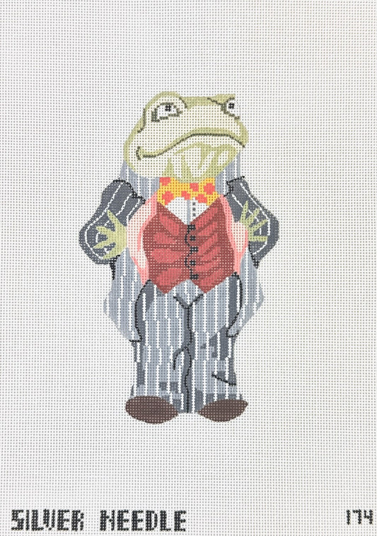 Silver Needle The Wind in the Willows Mr Toad Needlepoint Canvas